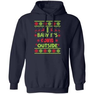 Baby it’s covid outside Christmas sweater 2