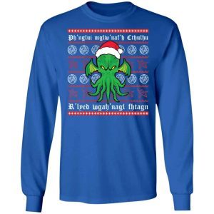 Cthulhu Christmas sweater 1