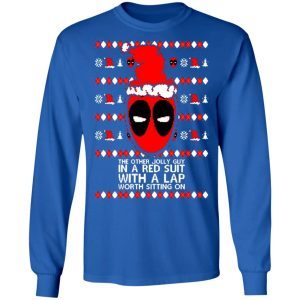 Deadpool - In A Red Suit With A Lap Worth Sitting On Christmas 2