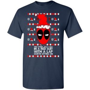 Deadpool - In A Red Suit With A Lap Worth Sitting On Christmas 4