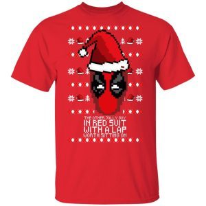 Deadpool – The Other Jolly Guy In Red Suit With A Lap Christmas Sweater 2