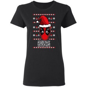Deadpool – The Other Jolly Guy In Red Suit With A Lap Christmas Sweater 3