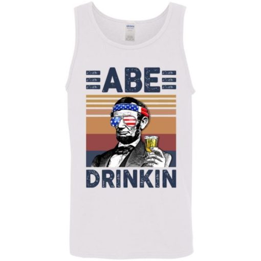 Independence Day American Abe Drinkin Us Drinking 4th Of July Vintage Shirt 2.jpg
