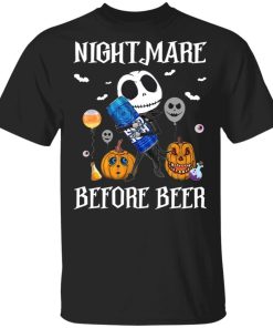 Jack Skellington Nightmare Before Bug Light Beer Halloween Shirt.jpg