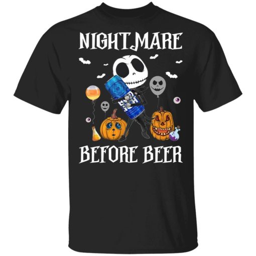 Jack Skellington Nightmare Before Bug Light Beer Halloween Shirt.jpg