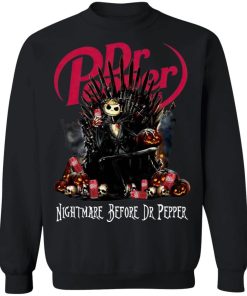 Jack Skellington Nightmare Before Dr Pepper Hallowen Shirt.jpg