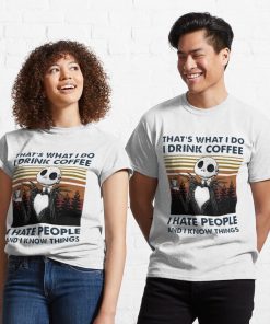 Jack Skellington Thats What I Do I Drink Coffee Shirt 1.jpg