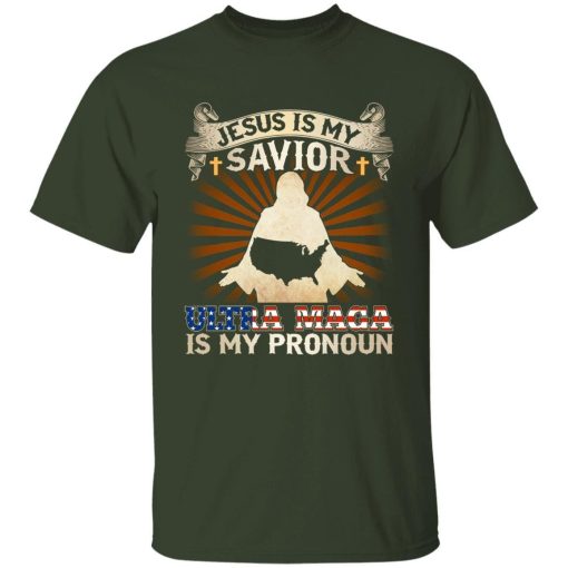 Jesus Is My Savior Ultra Maga Is My Pronoun Shirt 3.jpg