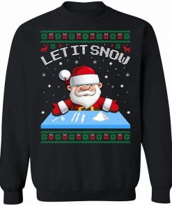 Let It Snow Cocaine Santa Adult Humor Funny Ugly Christmas Shirt 1.jpg