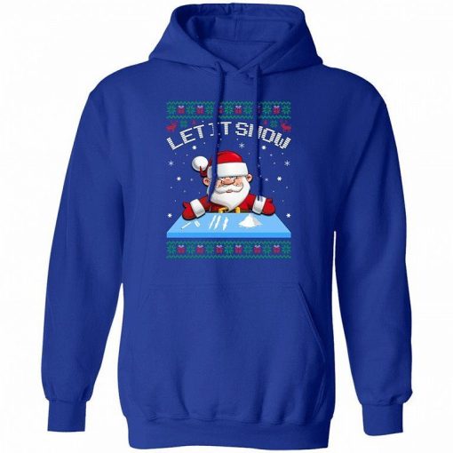 Let It Snow Cocaine Santa Adult Humor Funny Ugly Christmas Shirt.jpg