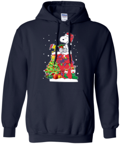 Los Angeles Dodgers Snoopy And Woodstock Christmas Shirt.png