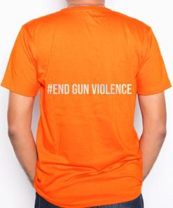 No More Silence End Gun Violence 2 Sided Front And Back Shirt 1.jpg
