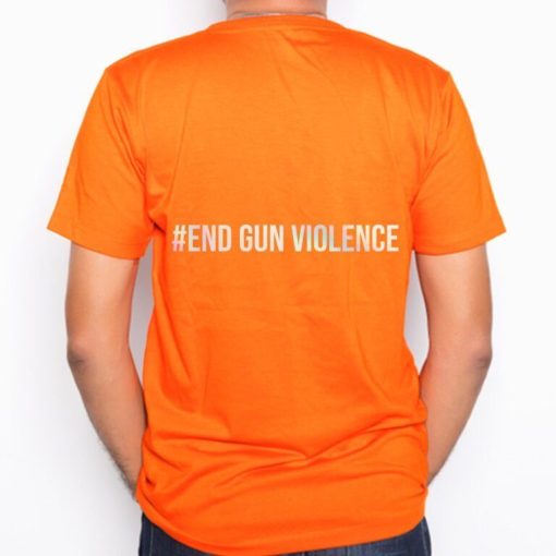 No More Silence End Gun Violence 2 Sided Front And Back Shirt 1.jpg