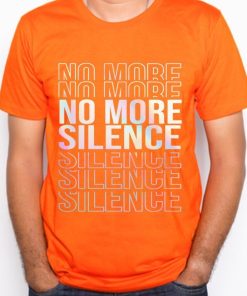 No More Silence End Gun Violence 2 Sided Front And Back Shirt.jpg
