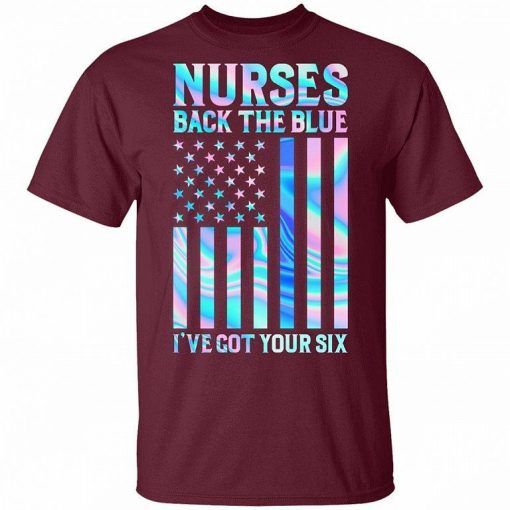 Nurses Back The Blue Ive Got Your Back Six Police Essential Workers Shirt 2.jpg