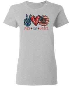 Peace Love America Hippie Sunflower 4th Of July T Shirt 17.jpg