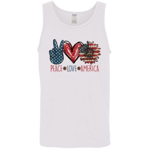 Peace Love America Hippie Sunflower 4th Of July T Shirt 18.jpg