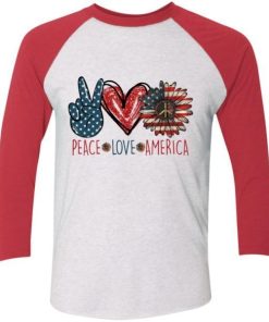 Peace Love America Hippie Sunflower 4th Of July T Shirt 20.jpg