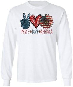 Peace Love America Hippie Sunflower 4th Of July T Shirt 21.jpg
