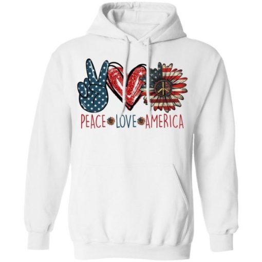 Peace Love America Hippie Sunflower 4th Of July T Shirt 22.jpg