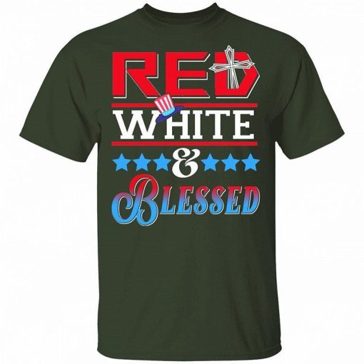 Red White And Blessed 4th Of July Patriotic America Shirt 5.jpg