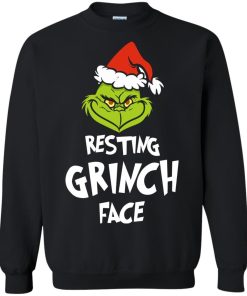 Resting Grinch Face Mr Grinch Christmas Sweater.jpeg