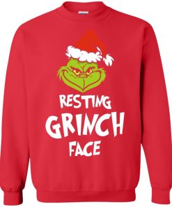 Resting Grinch Face Mr Grinch Christmas Sweater 3.jpeg