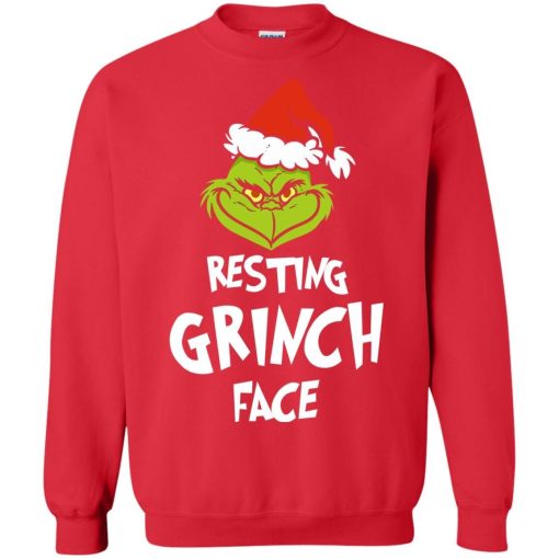 Resting Grinch Face Mr Grinch Christmas Sweater 3.jpeg