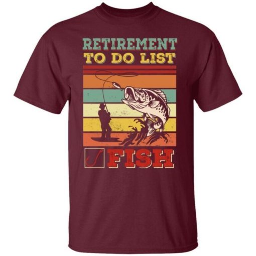 Retirement To Do List Fish Retro Vintage Shirt.jpg
