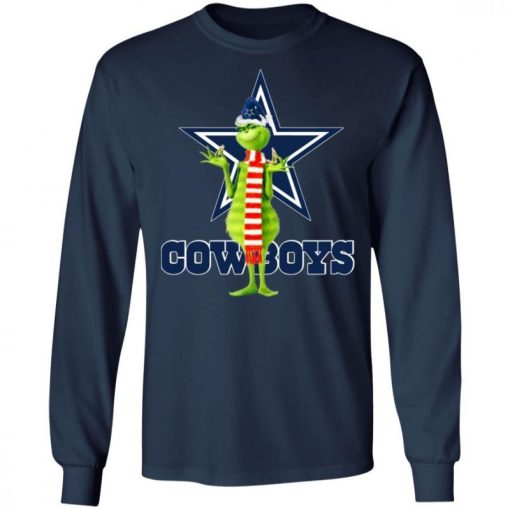 Santa Grinch Dallas Cowboys Christmas Shirt 2.jpg
