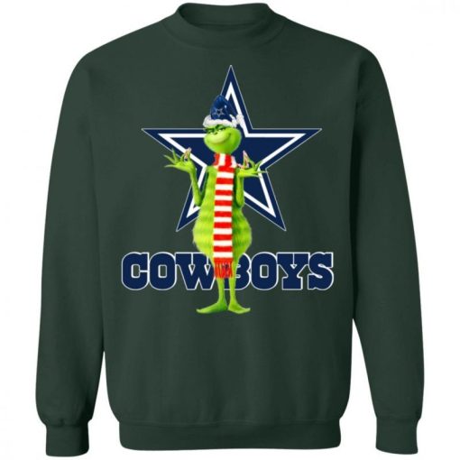 Santa Grinch Dallas Cowboys Christmas Shirt 4.jpg