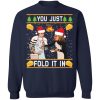 Schitts Creek You Just Fold It In Christmas Sweatshirt Shirt