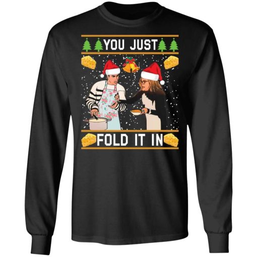 Schitts Creek You Just Fold It In Christmas Sweatshirt 2.jpg