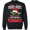 Silent Night Baby Yoda Jedi Night Christmas Shirt.jpg