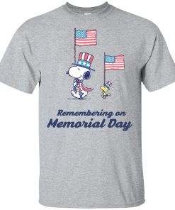 Snoopy 4th Of July Remembering On Memorial Day Shirt.jpg
