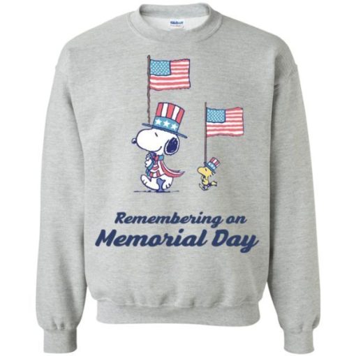 Snoopy 4th Of July Remembering On Memorial Day Shirt 3.jpg