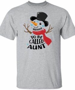 Snowman Blessed To Be Called Aunt Shirt.jpg