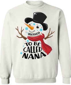 Snowman Blessed To Be Called Nana Shirt 1.jpg