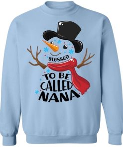 Snowman Blessed To Be Called Nana Shirt.jpeg