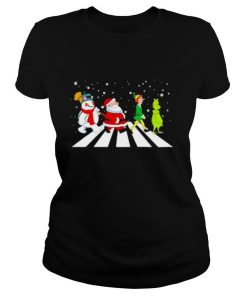 The Beatles Snowman Elf Santa Grinch Christmas Shirt.jpg