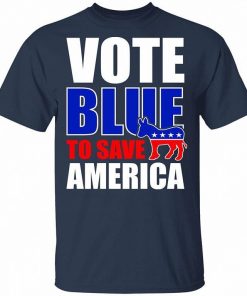 Vote Blue To Save America Democrat Donkey Shirt 1.jpg