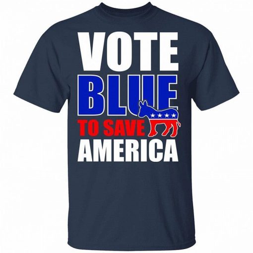Vote Blue To Save America Democrat Donkey Shirt 1.jpg