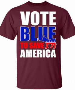 Vote Blue To Save America Democrat Donkey Shirt 2.jpg