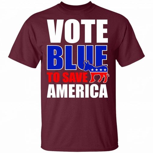 Vote Blue To Save America Democrat Donkey Shirt 2.jpg