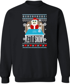 Walmart Cocaine Santa Elf Let It Snow Sweater.png