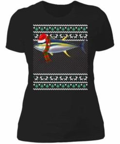 Xmas Santa Hat Yellowfin Tuna Santa Christmas Ladies.jpg