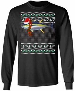 Xmas Santa Hat Yellowfin Tuna Santa Christmas Shirt.jpg