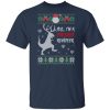 Yes I Am A Dinosaur Reindeer Funny Ugly Christmas Sweater 5.jpg