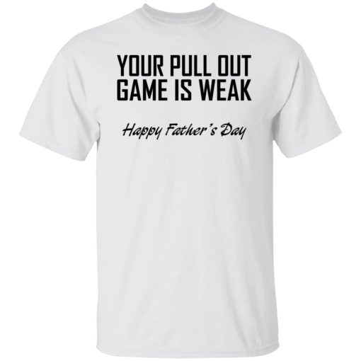 Your Pull Out Game Is Weak Shirt.jpg