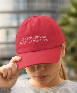 Person Woman Man Camera Tv Embroidered Hat.jpg